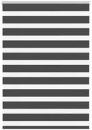 Rollo Doppelrollo Schwarz 110x100 cm Stoffbreite 105,9 cm Polyester, vidaXL
