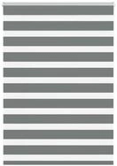 Rollo Doppelrollo Dunkelgrau 110x150 cm Stoffbreite 105,9 cm Polyester, vidaXL