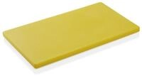 Gastro Spirit Schneidebrett Schneidebrett HACCP, 50 x 30 x 2 cm, gelb,...