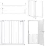MoMi T&uuml;rschutzgitter Paxi Plus (Set inkl. 2 Verl&auml;ngerungen &ndash; 75&ndash;103 cm)