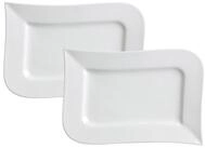 Ritzenhoff & Breker Servierplatte Melodie Servierplatten 26 x 17 cm 2er Set,