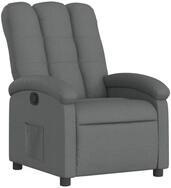 vidaXL Sessel Relaxsessel Dunkelgrau Stoff (1-St)