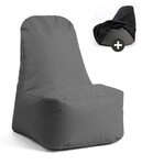 mokebo Sitzsack Der D&auml;umchendreher (in Anthrazit), auch als Gaming Sitzsack...