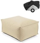 mokebo Pouf Der Ruhestifter (mit Schutzh&uuml;lle), Sitz-Hocker Outdoor, Fu&szlig;hocker,