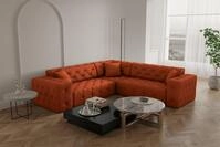 Fun M&ouml;bel Ecksofa Ecksofa Designersofa CHANTAL Seite universal in Stoff Opera...