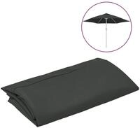 vidaXL Schutzplane, Ersatzbezug f&uuml;r Sonnenschirm Anthrazit 300 cm