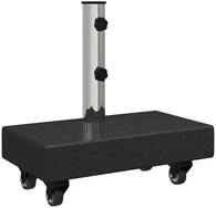 vidaXL Schirmhalter Sonnenschirmst&auml;nder Schwarz 45 x 25 x 45 cm Granit, 1 tlg.