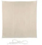 relaxdays Sonnensegel Quadrat in Beige, 5 x 5 m beige 500 cm x 0.5 cm x 500 cm