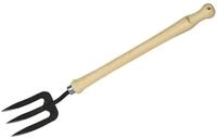 IDEALSPATEN Laubgabel, Handgabel 3 Zinken Buchenstiel 40 cm