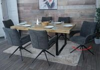 MCW Esszimmerstuhl MCW-O78-6 (Set, 6 St), Hohe Stoffqualit&auml;t 310 g/m&sup2;,...