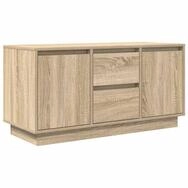 vidaXL TV-Schrank TV-Schrank mit LED-Leuchten Sonoma-Eiche 100x41x50 cm (1-St)