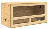 vidaXL Terrarium Terrarium Braun 80 x 40 x 40 cm OSB