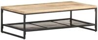 vidaXL Couchtisch Couchtisch 110x60x35 cm Massivholz (1-St)