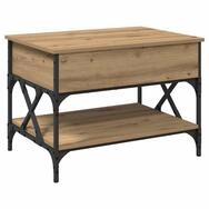 vidaXL Couchtisch Couchtisch Artisan-Eiche 70x50x50cm Holzwerkstoff (1-St)