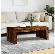 vidaXL Couchtisch, Couchtisch R&auml;uchereiche 102x50x36 cm Holzwerkstoff