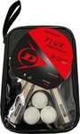 Dunlop Tischtennisschl&auml;ger FLUX PREMIUM 2 PLAYER SET BLACK/RED/BLUE