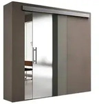 doporro Glasschiebet&uuml;r Design Glasschiebet&uuml;r ESG-Sicherheitsglas Zimmert&uuml;r...