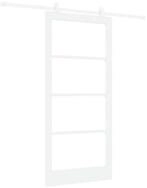 vidaXL Zimmert&uuml;r 93 x 202 cm Schiebet&uuml;r ORKDAL Wei&szlig; 93x202 cm Massivholz...