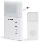 Fysic T&uuml;rklingel FD-110 (1-St), IP44, Blitzlicht & Ton, 35 Melodien, Plug &...