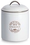 Zeller Present Vorratsdose Onions, Keramik, (1-tlg), f&uuml;r Zwiebeln, 1620 ml