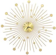 vidaXL Wanduhr Wanduhr Metall 70 cm Golden