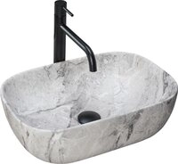 wohnwerk.idee Aufsatzwaschbecken Waschbecken Naturstein Beton Stein Optik Livia...
