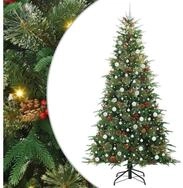 vidaXL K&uuml;nstlicher Weihnachtsbaum K&uuml;nstlicher klappbarer Weihnachtsbaum Gr&uuml;n...