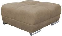 MIRJAN24 Polsterhocker Logo, Wellenfeder, 90x90x45 cm