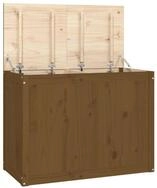 vidaXL W&auml;schetruhe, Truhe Honigbraun 88,5x44x66 cm Massivholz Kiefer