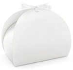 partydeco Kuchentransportbox, Papier, Tortenschachtel mit Schleife 16x14x9cm...