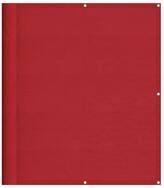 vidaXL Balkonsichtschutz Balkon-Sichtschutz Rot 120x700 cm 100% Polyester-Oxford