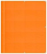vidaXL Balkonsichtschutz Balkon-Sichtschutz Orange 120x1000cm 100%...