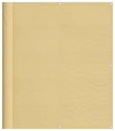 vidaXL Balkonsichtschutz Balkonabdeckung Sandfarben 120x800 cm 100%...