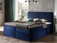 MIRJAN24 Boxspringbett Chesterfield (Kopfteil, Matratze + Topper), mit 2...