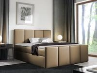 MIRJAN24 Boxspringbett Lars (Polsterkopfteil und Fu&szlig;teil, Matratze, Topper),...
