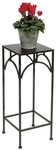 DanDiBo Blumenhocker Metall Schwarz Eckig 60 cm Blumenst&auml;nder 96132 M...