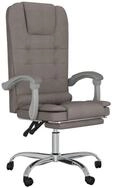 vidaXL B&uuml;rostuhl B&uuml;rostuhl mit Massagefunktion Taupe Stoff (1 St)