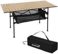 Hauki Campingtisch Klapptisch faltbar aus Aluminium inkl. Tragetasche, Gartentisch