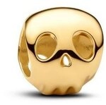 Pandora Charm-Einh&auml;nger Mini-Charm Damen Totenkopf 14 Karat Vergoldet 764518C00