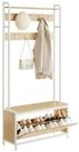 VASAGLE Garderobenst&auml;nder Garderobe, mit Sitzbank, 30 x 85 x 180 cm