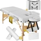 tectake Massageliege 2 Zonen Massageliege-Set (Set, 1-St., mit Tragetasche),...