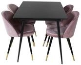 ebuy24 Essgruppe SilarBLExt Essgruppe Esstisch Ausziehbarer Tisch L, (5-tlg)