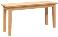 vidaXL Essbank Bank 90 cm Massivholz Gummibaum