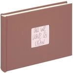 Walther Design Fotoalbum Fun 22 x 16 cm, buchgebundenes Album, Papiereinband,