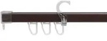 Liedeco U-Schiene U-STORELAU01GS, 1-l&auml;ufig, Fixma&szlig;, Metall gelb 1,95 cm x 170...