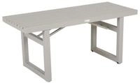 Brafab Gartenbank Vevi aus Aluminium 105 cm, Beige
