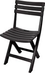 Spetebo Klappstuhl Kunststoff Klappstuhl 80 x 45 cm - anthrazit (Einteilig, 1...