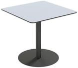 PAPERFLOW Schreibtisch Bistrotisch Cross TRCROS8080M.02 80x80x75cm grau