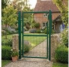 SONGMICS Gartentor Gartent&uuml;r Zaunt&uuml;r Zauntor Gartenzaun mit Schloss,...
