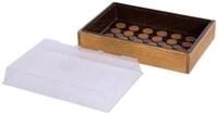 Siena Garden Anzuchttopf Anzuchtvollholzkiste mit 24 Kokos-Quelltabs und